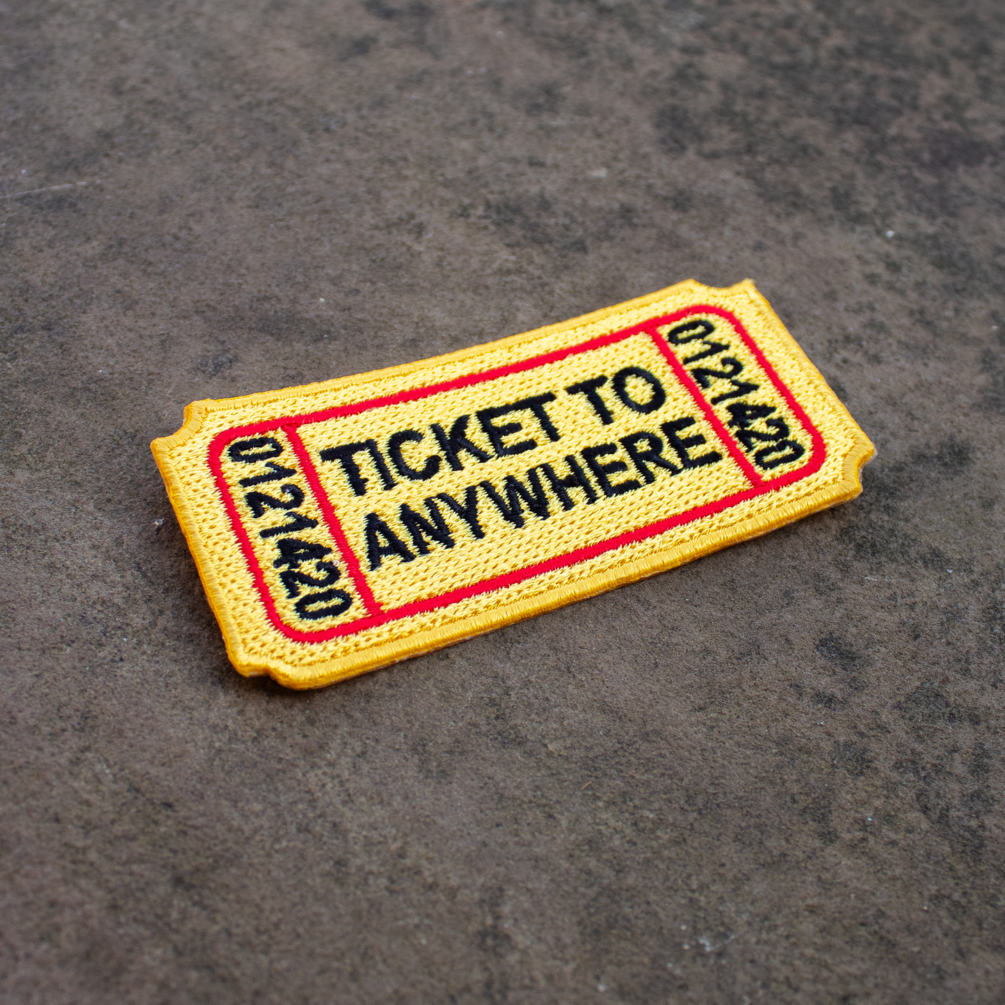 TICKET TO ANYWHERE PATCH