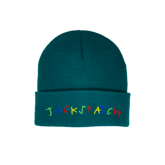 JACKSPATCH DARK GREEN BEANIE