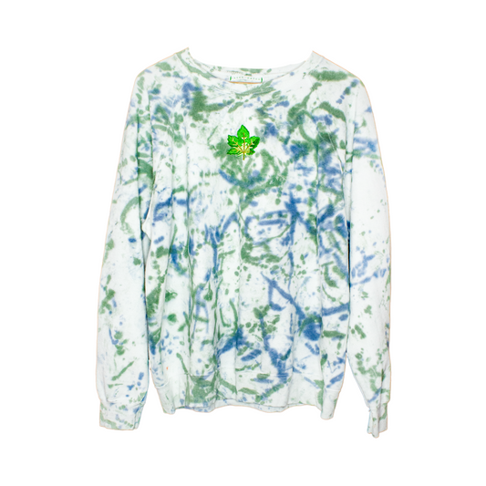 Green Leaf (Tie dye Sweater)